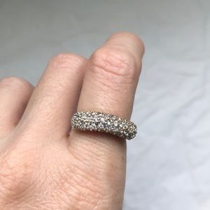 925 sterling silver & cubic zirconia ring